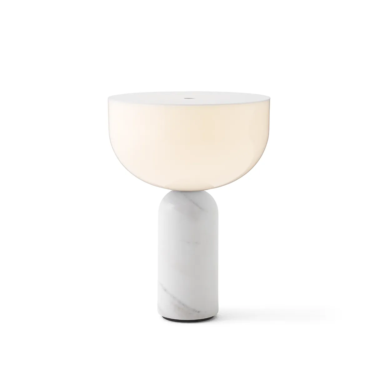 Kizu Portable Table Lamp White Marble
