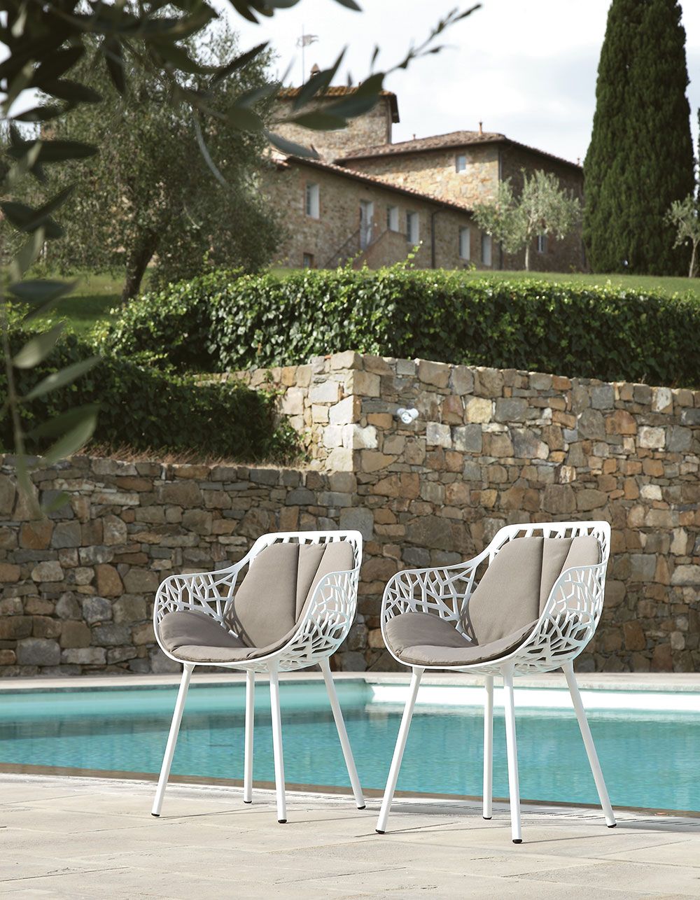 Forest armchair Powder Grey