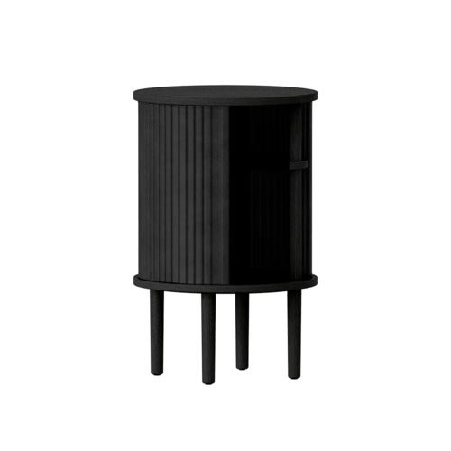 Audacious Side Table Black Oak/Charcoal