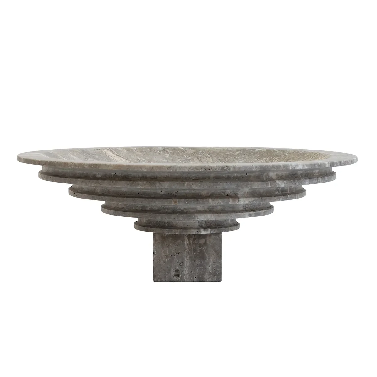 Travertine Decorative Bowl Sori Big, Ø 40 cm