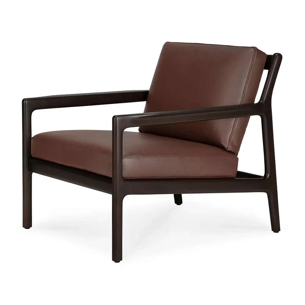 Jack Armchair Burgundy leather