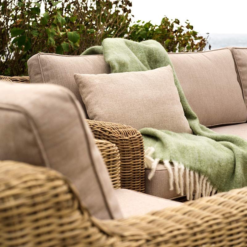 Glendon right+left finish rustic synthetic rattan