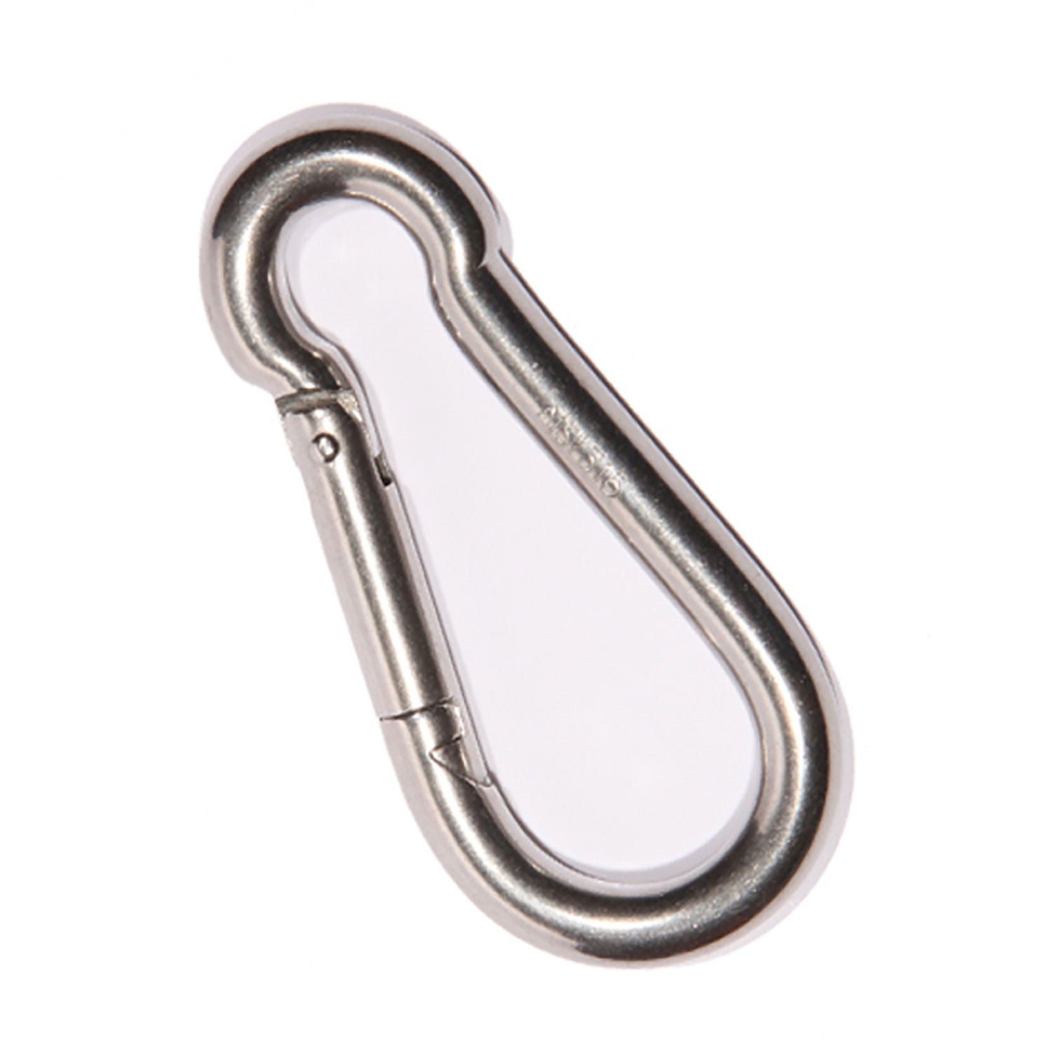 Stainless steel mounting material snaphook 8x80mm 