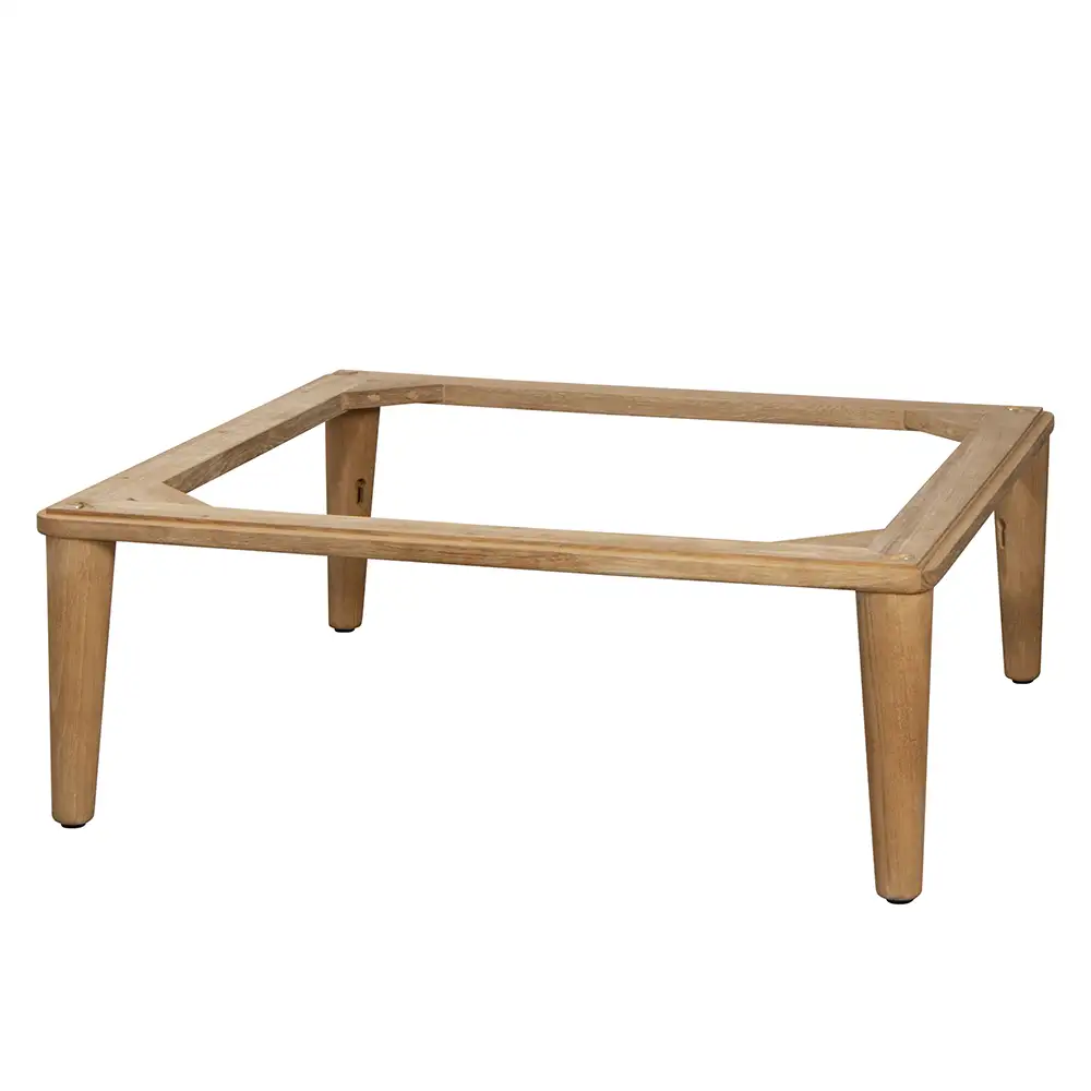 Capture teak coffee table base