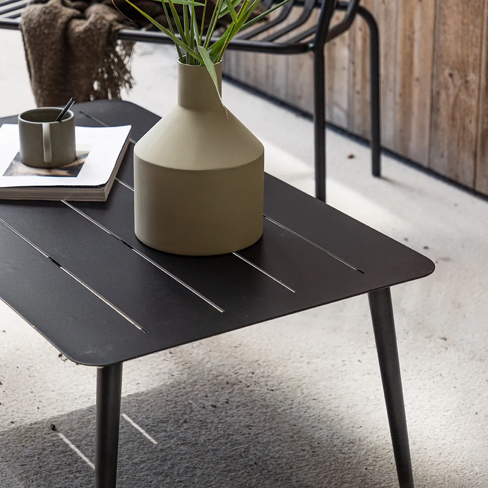 Lina Coffee table 60x100 cm Black