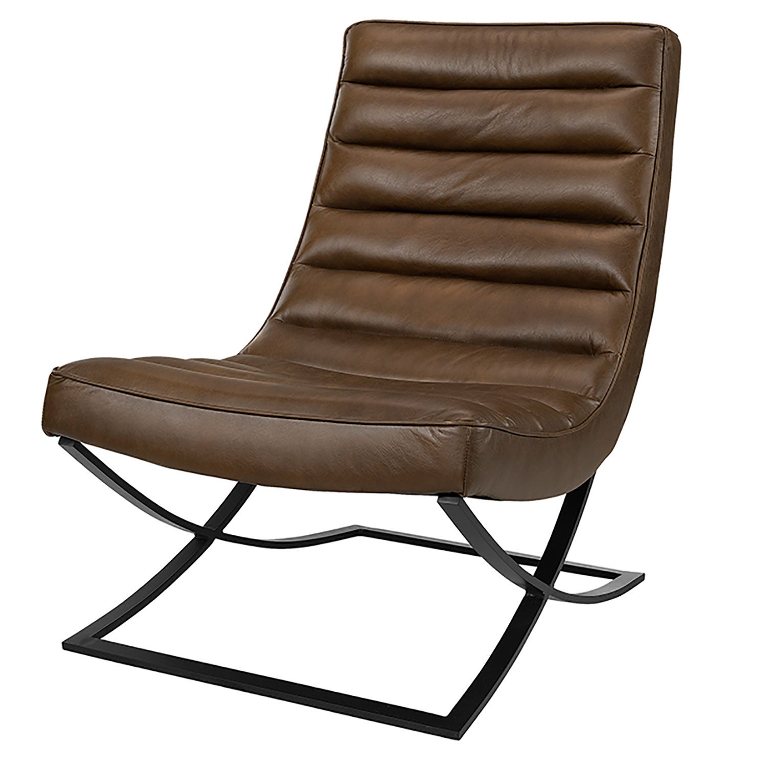 Brooks armchair chocolate brown