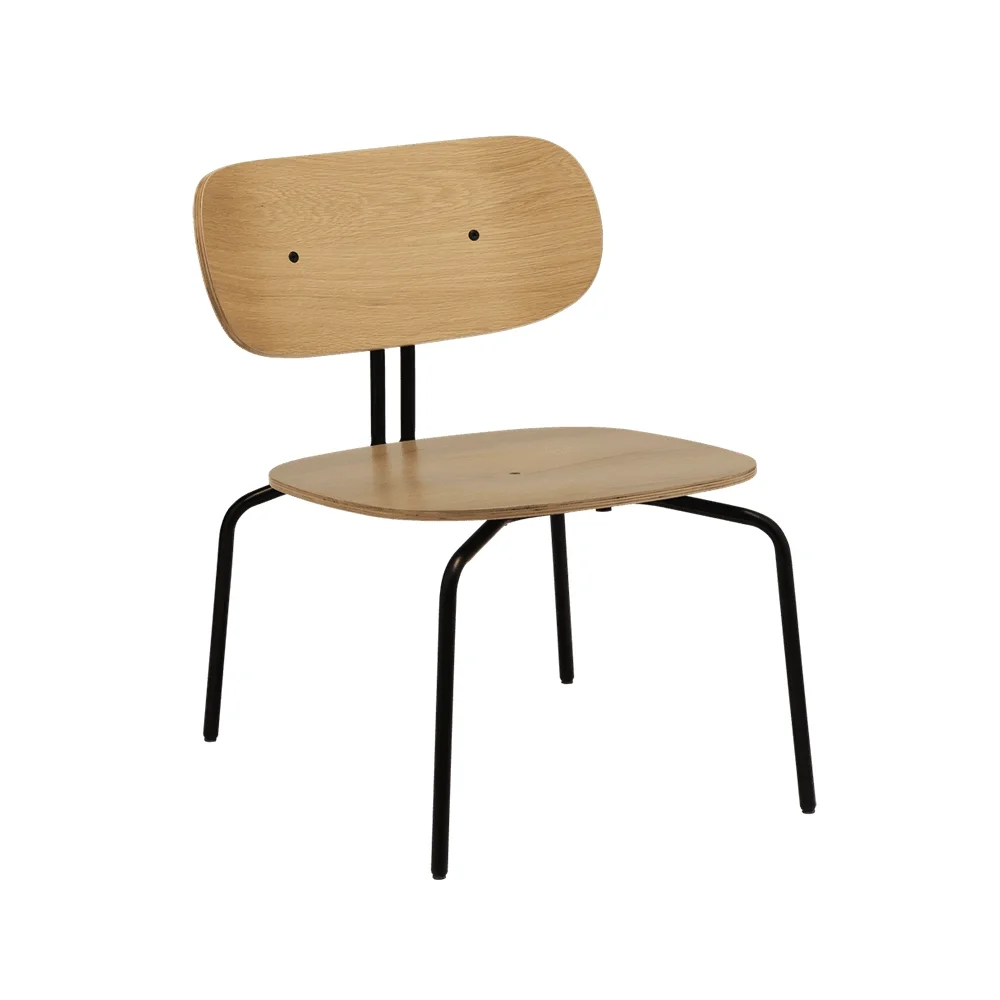 Curious Lounge Chair Oak/Black