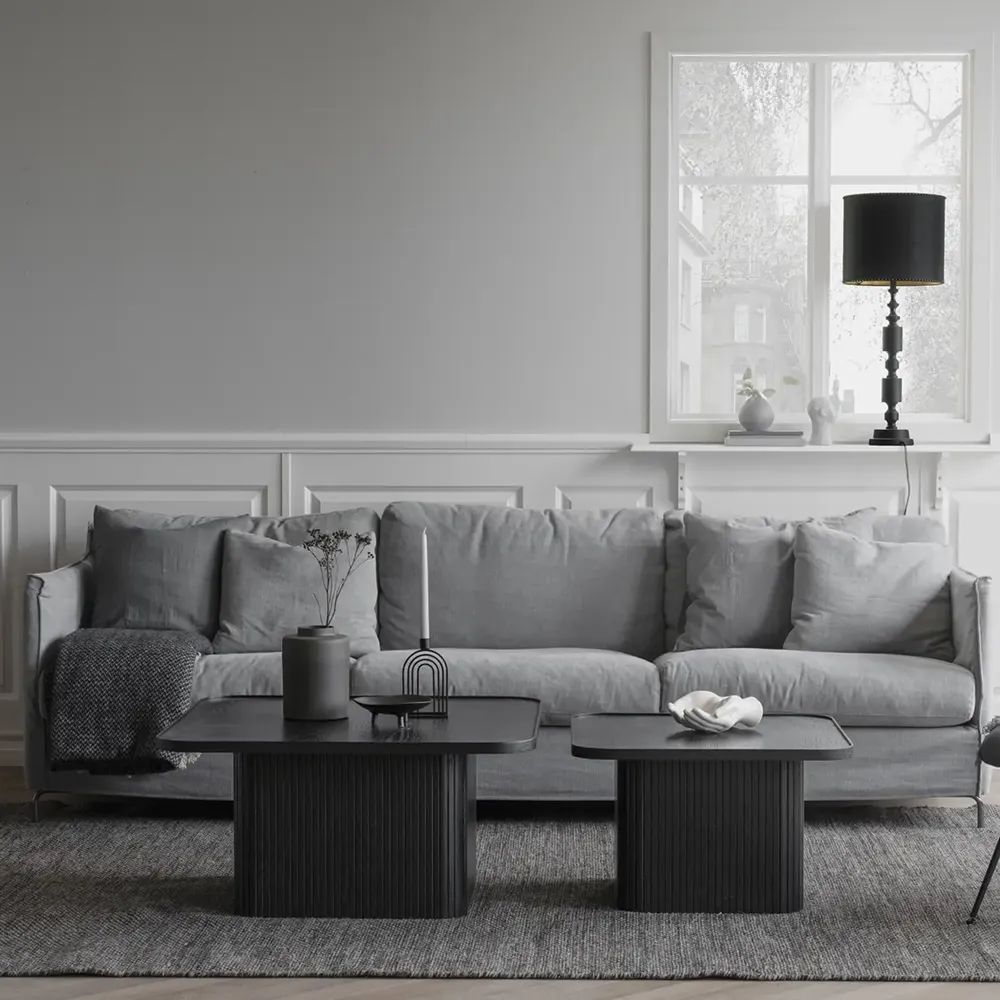 Sullivan coffee table 60x60 cm black