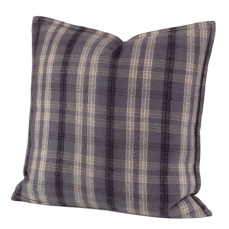 Quadrato Cushion cover 60X40 Black/Grey
