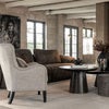 Sasha fabric armchair-Sway Natural