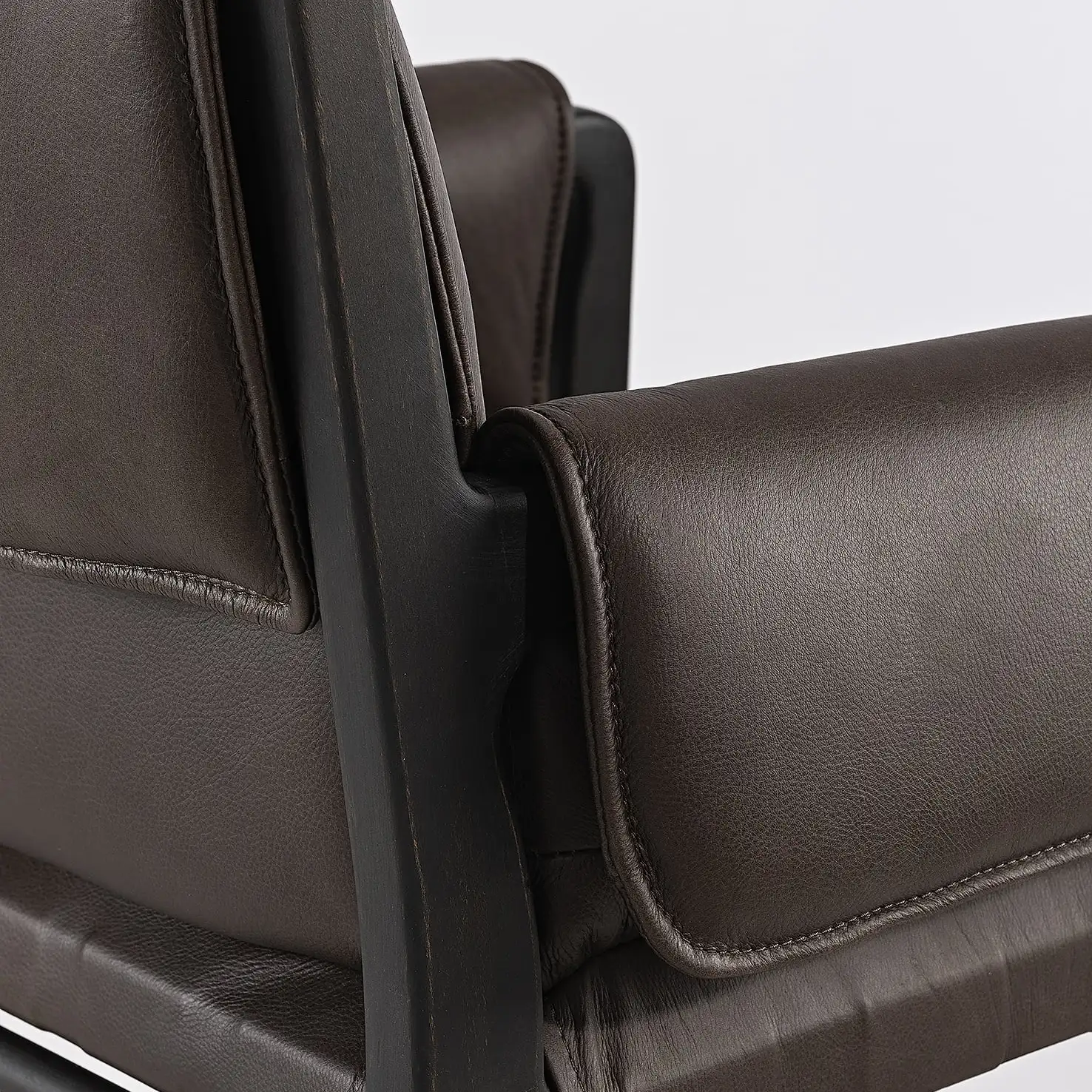 Steven espresso armchair