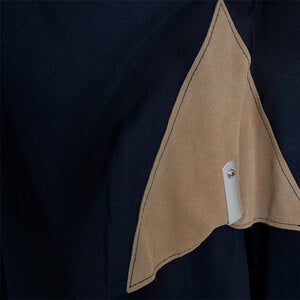 Como wooden parasol 300 x 300 cm navy blue
