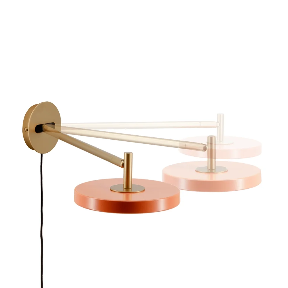 Asteria Wall Long Lamp Ø15 cmNuance Orange