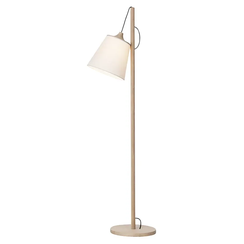 Pull Floor Lamp - Oak/White