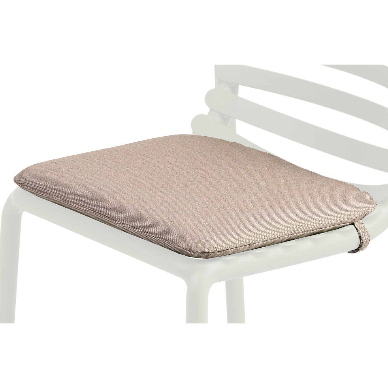 Doga seat cushion dining chair beige 41x43x5 cm