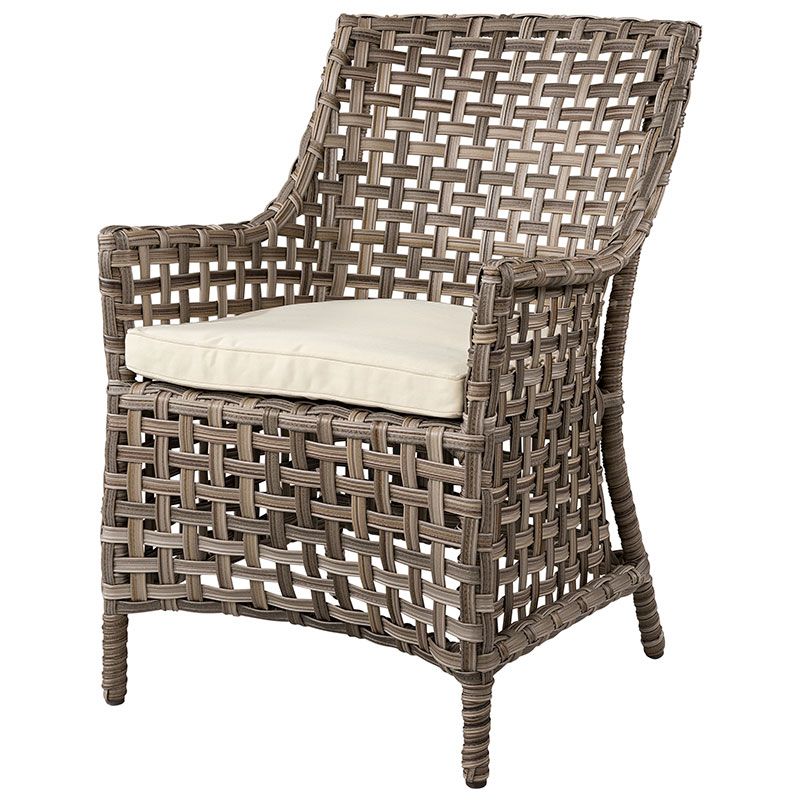Malaga armchair in synthetic rattan