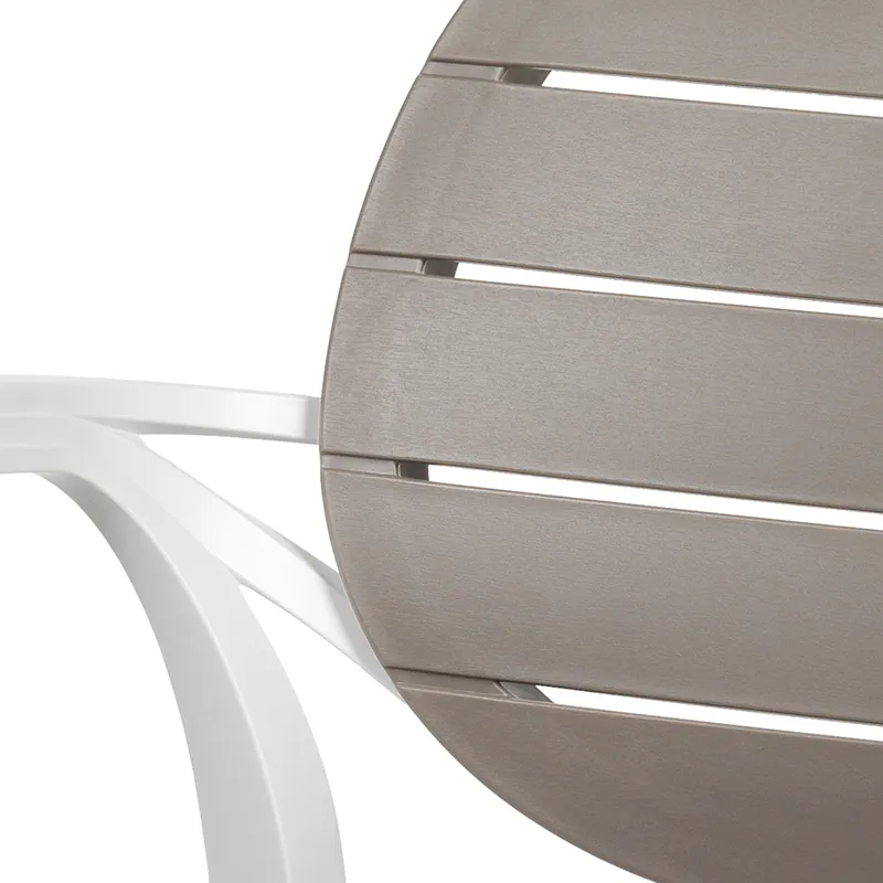 Palma armchair White - Tortora