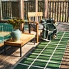 Woven blanket in lambswool Criss Leaf