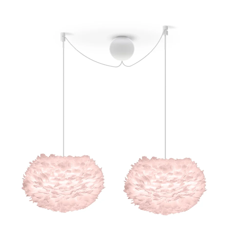 Eos Lampshade Medium Ø45 cm Light Rose