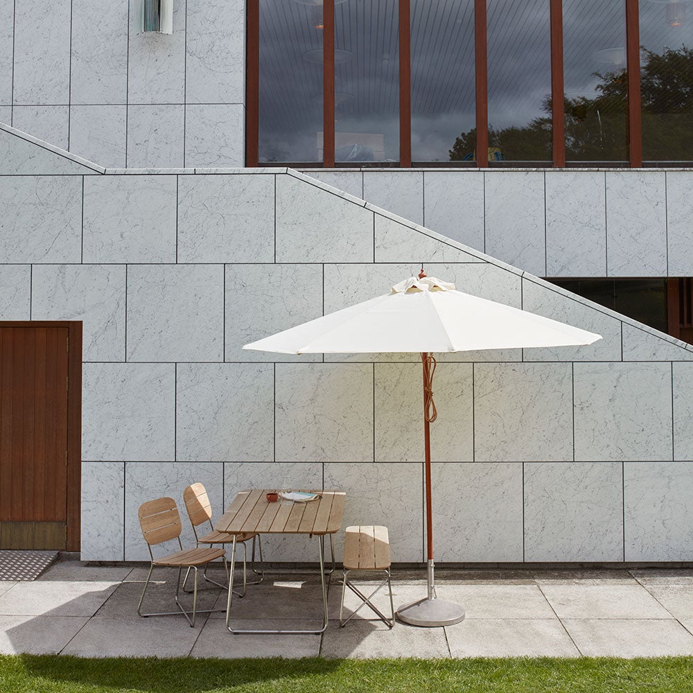 Messina Parasol Ø270 Cm White 