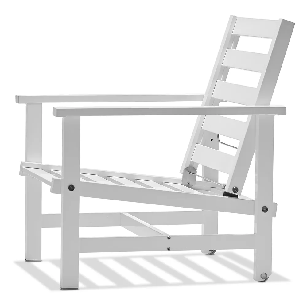 Armchair White aluminium