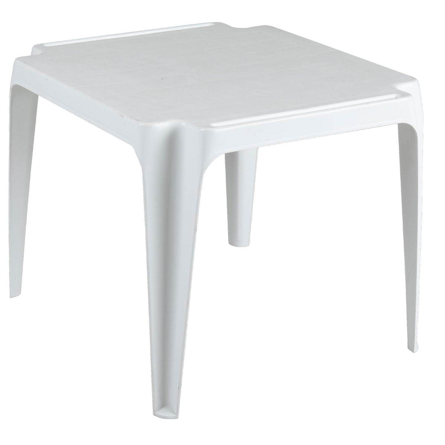 Olle stackable table 50x55 cm white plastic