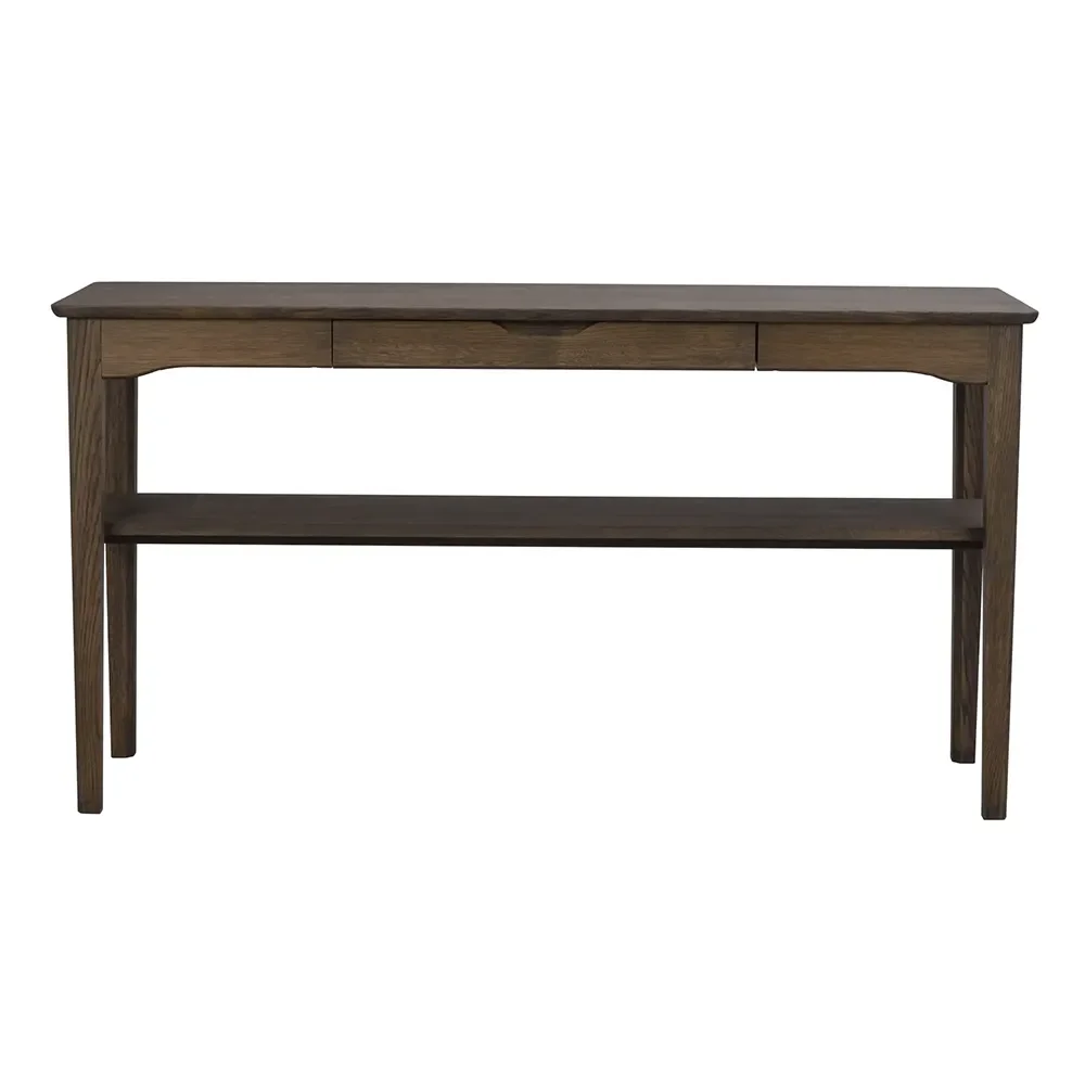 Markham console table brown oak