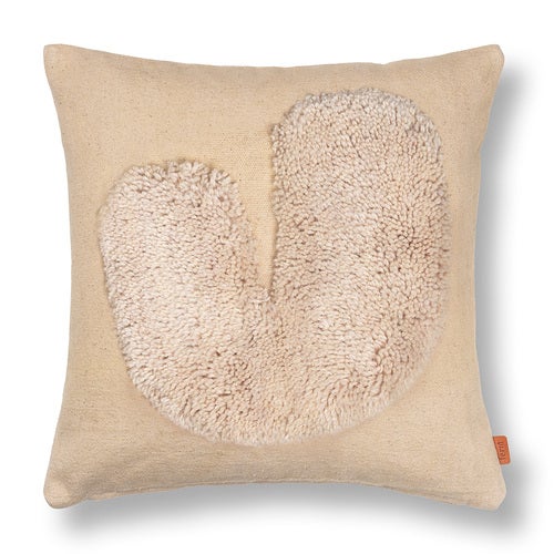 Lay Cushion 50x50 Sand/Off-white