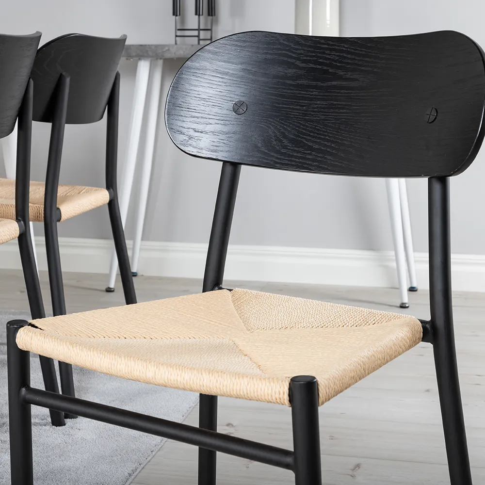 Polly Dining Chair Natural 2-pack