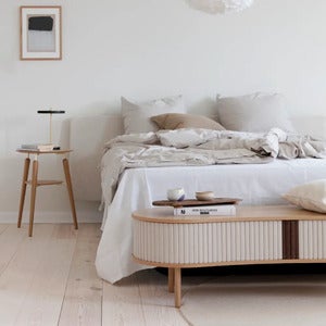 My Spot Side Table  Oak Steel