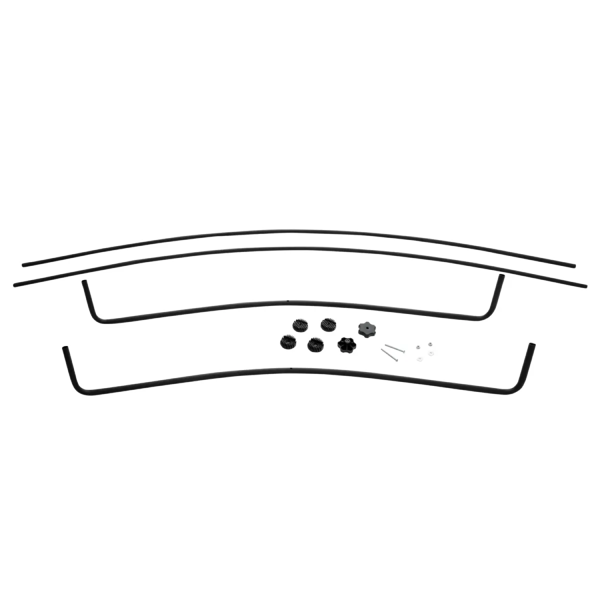 Roof rack compl Prague black spare part Brafab