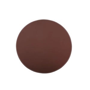 Placemat Ø:38 cm Brown leather