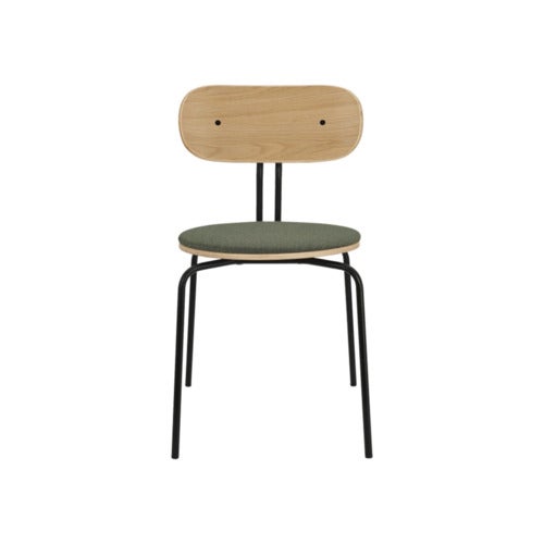 Curious Dining Chair Oak/Black Metal Morning Meadows