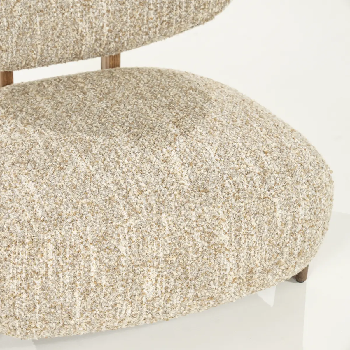 Reza brown Armchair - beige Bay