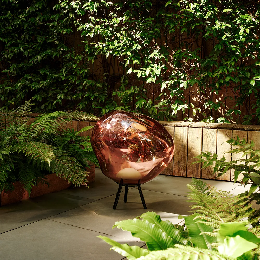 Melt Portable Large floor lamp Copper LED