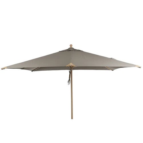  Como wooden parasol 3x3 m/taupe