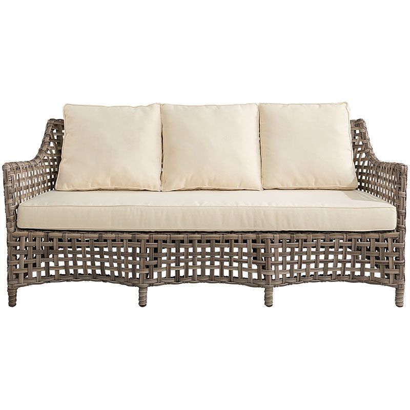 Malaga sofa in synthetic rattan