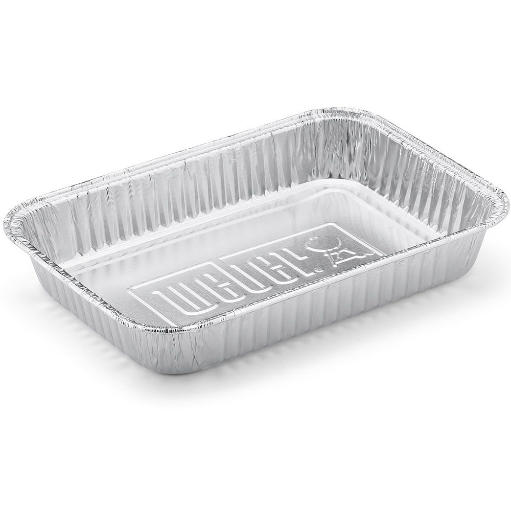 Aluminium drip trays for LPG grills