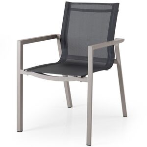 Delia stacking chair khaki/textilene