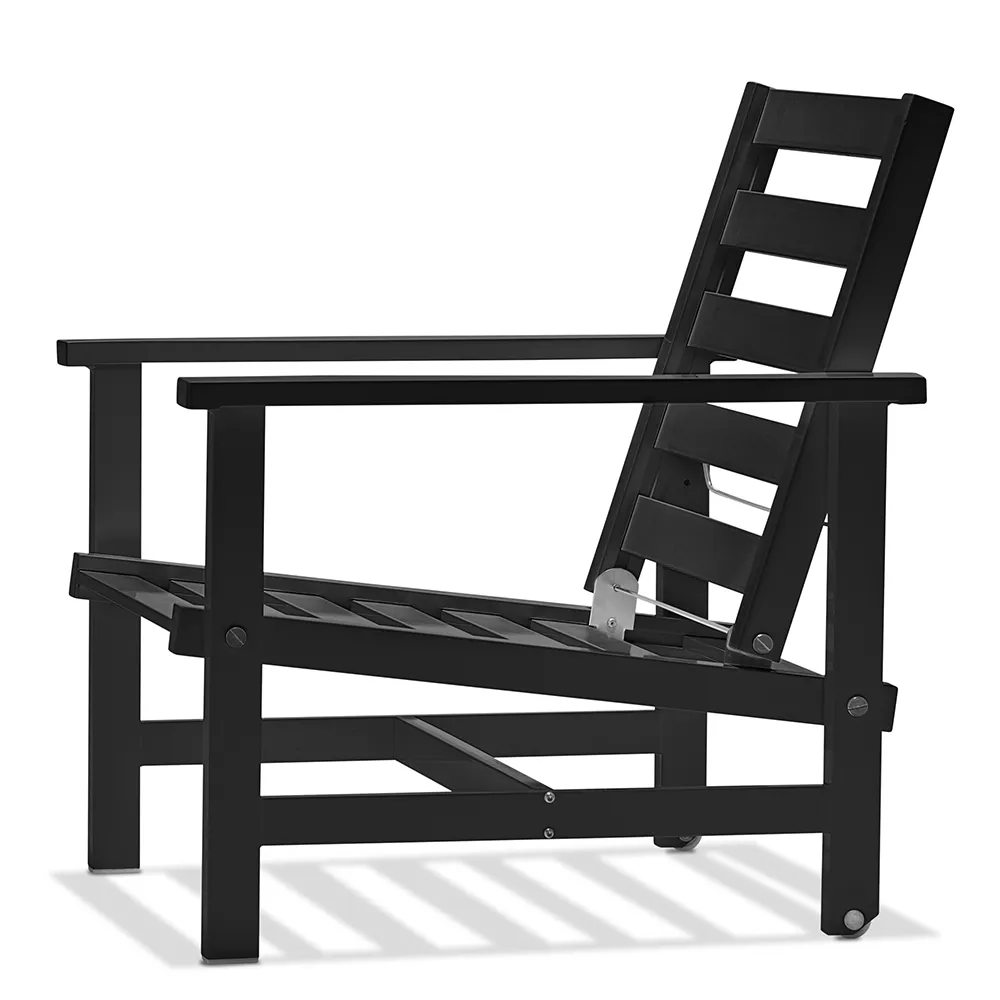 Armchair Black Aluminium