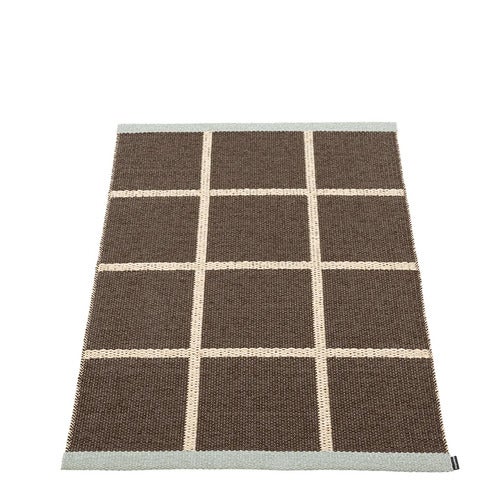 Woven Rug Criss Pop Dark Brown