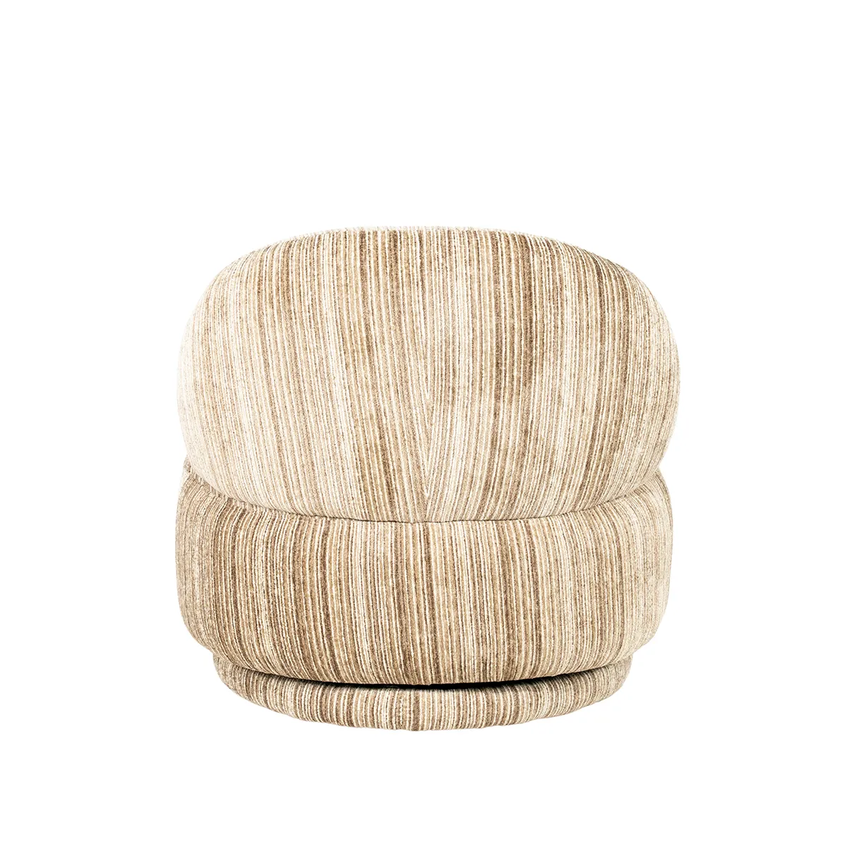Swivel Lounge Chair FineLine Brown