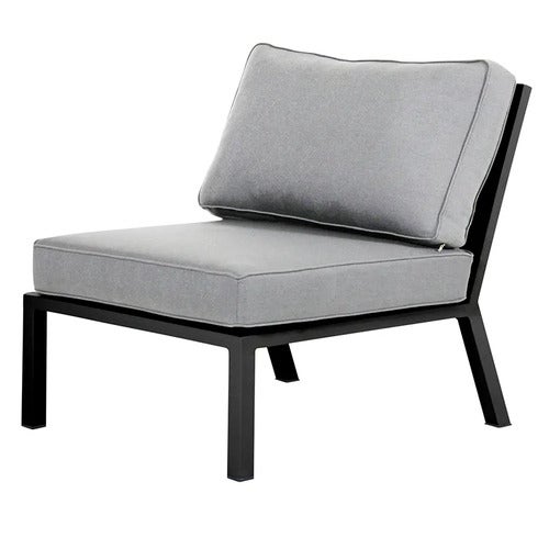 Belfort Centre section   including cushions black / Peral Grey