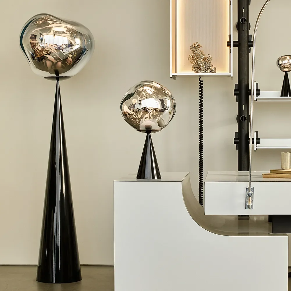 MeltTable lamp Silver LED