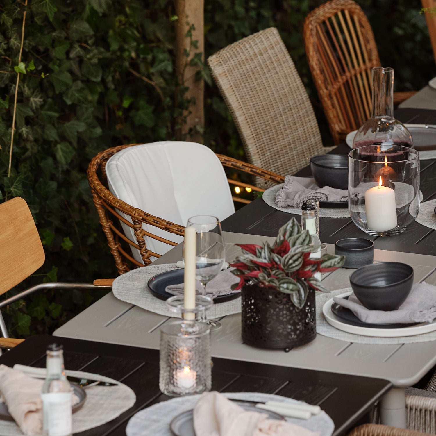 Covelo dining chair natural/white