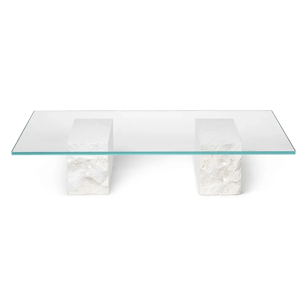 Mineral Coffee Table - Bianco Curia