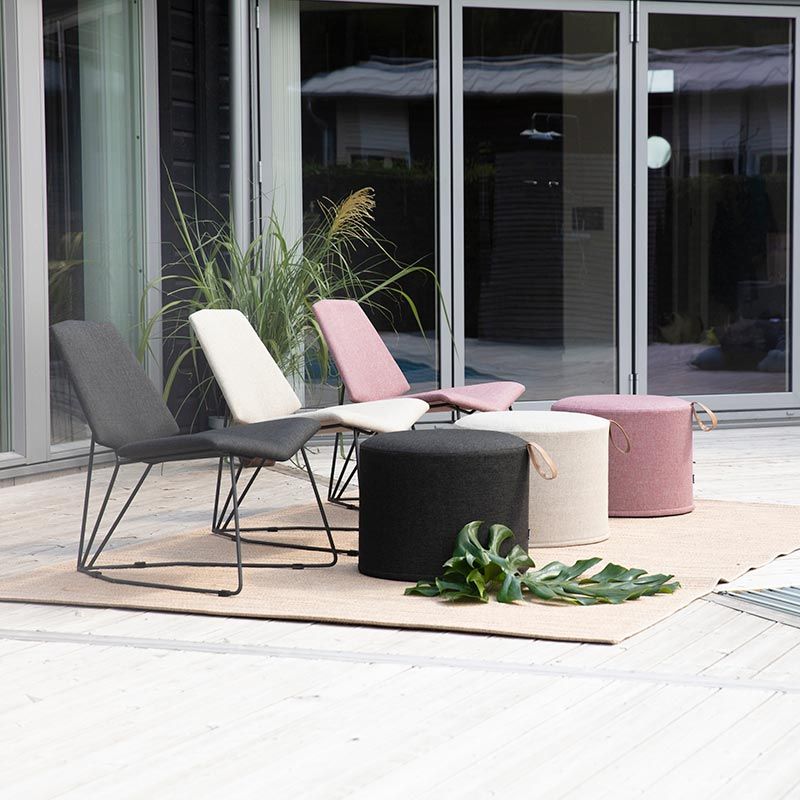 Pollux armchair anthracite/sand
