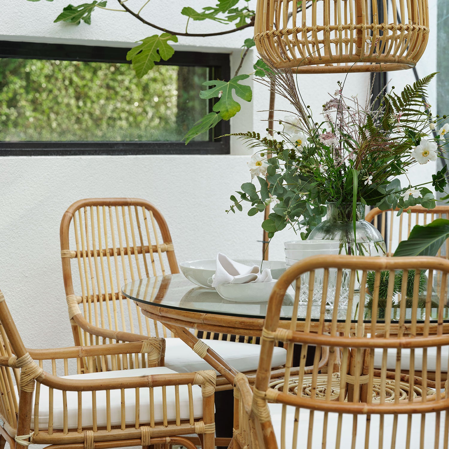 Vallda dining table 120 cm natural