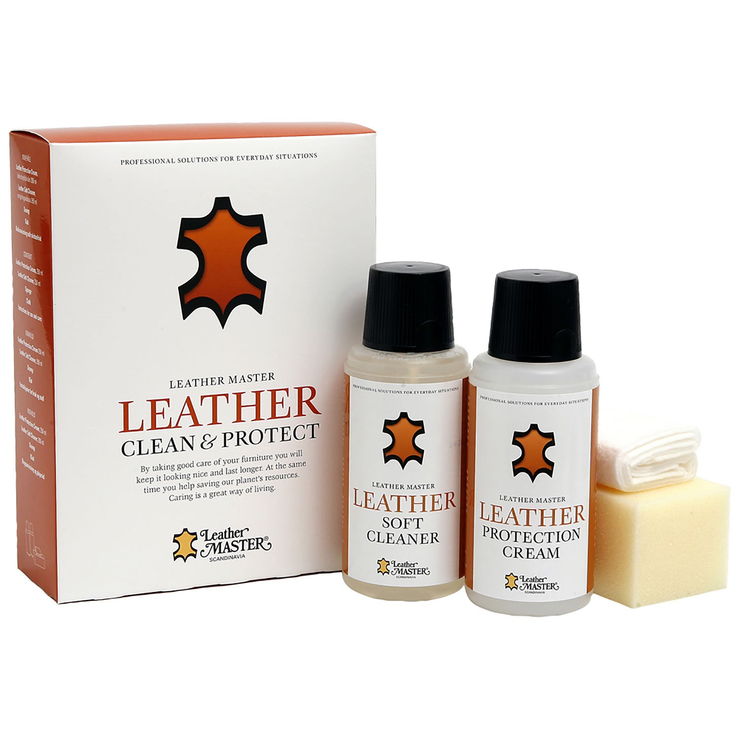 Leather cleaning &amp; protection maxi-kit