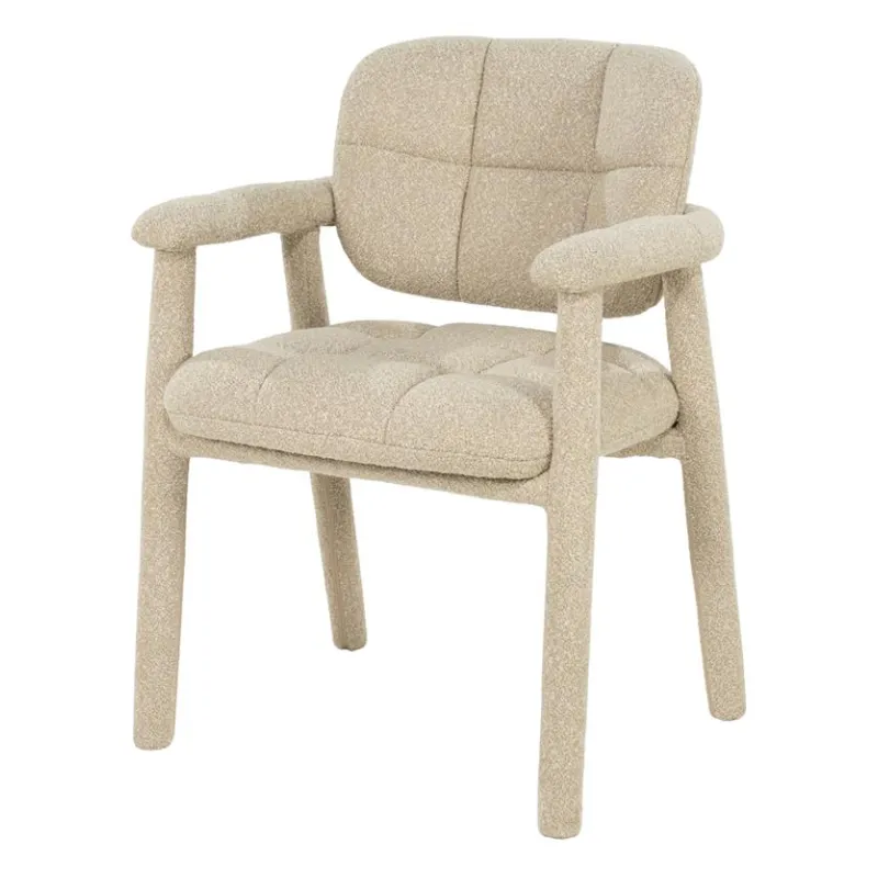 Knox Chair 60x61x81,5 cm Metal & Fabric taupe